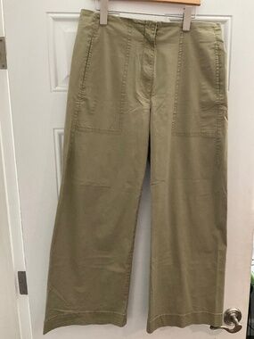 J Crew cropped stretch chinos high rise